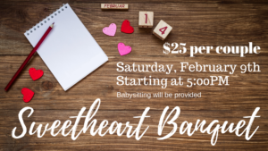 Sweetheart Banquet Sunrise Church of Christ Spokane WA